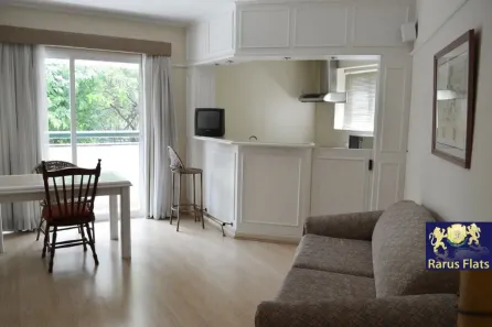 Flat com 1 Quarto para alugar, 40m² no Itaim Bibi, São Paulo