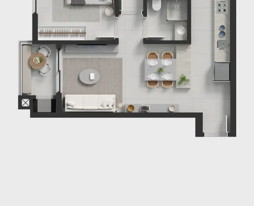 ZENN LIVING RESIDENCE no Centro, Florianópolis