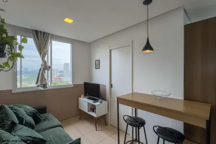 Apartamento com 2 Quartos para alugar, 34m² no Santo Amaro, São Paulo