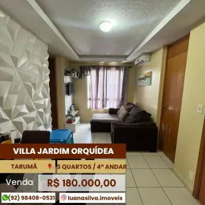 Apartamento com 3 Quartos à venda, 49m² no Tarumã-Açu, Manaus