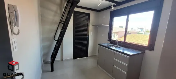 Apartamento com 1 Quarto para alugar, 25m² no Bangú, Santo André