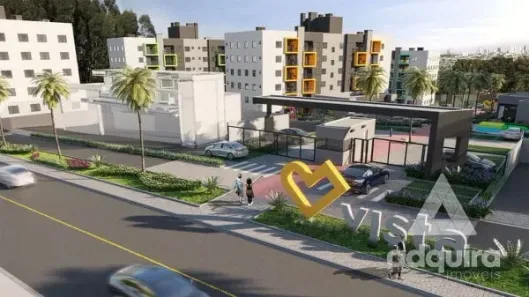 Apartamento com 2 Quartos à venda, 59m² no Uvaranas, Ponta Grossa