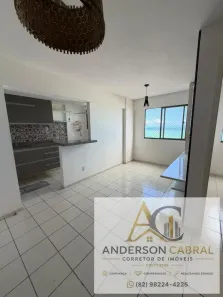 Apartamento com 2 Quartos para alugar, 45m² no Trapiche da Barra, Maceió