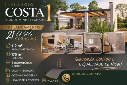 Casa de Condomínio com 3 Quartos à venda, 112m² no Pinheirinho, Itu