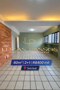 Apartamento com 2 Quartos à venda, 80m² no Boa Viagem, Recife