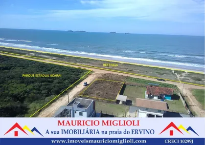 Lote/Terreno à venda, 564m² no Praia do Ervino, São Francisco do Sul