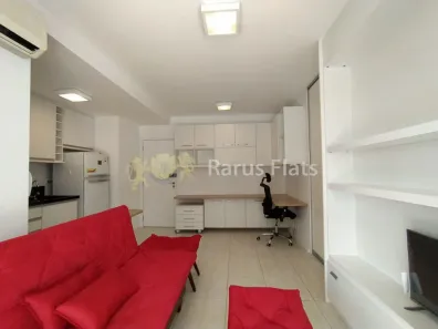 Flat com 1 Quarto para alugar, 45m² no Cidade Monções, São Paulo