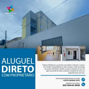 Kitnet com 1 Quarto para alugar, 35m² no Setor Sol Nascente, Goiânia