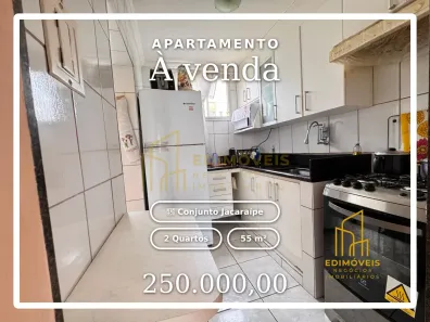 Apartamento com 2 Quartos à venda, 55m² no Conjunto Jacaraípe, Serra