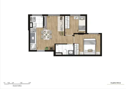 Apartamento com 2 Quartos à venda, 42m² no Vila Vermelha, São Paulo