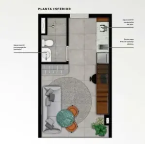 Apartamento com 1 Quarto à venda, 24m² no Indianópolis, São Paulo