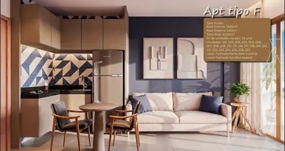 Apartamento com 1 Quarto à venda, 19m² no Tamandaré, Praia de Tamandaré