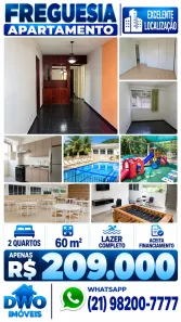 Apartamento com 2 Quartos à venda, 60m² no Freguesia (Jacarepaguá), Rio de Janeiro