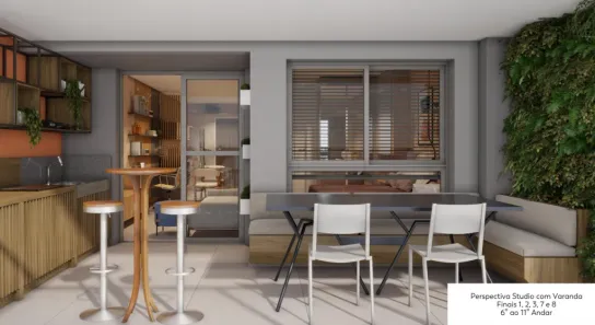 Apartamento com 1 Quarto à venda, 58m² no Condomínio Itamaraty, Ribeirão Preto