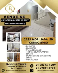 Casa de Condomínio com 3 Quartos à venda, 54m² no Sahy, Mangaratiba