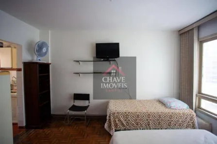 Apartamento com 1 Quarto para alugar, 35m² no Gonzaga, Santos