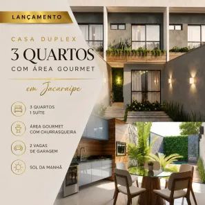 Sobrado com 3 Quartos à venda, 131m² no das Laranjeiras, Serra