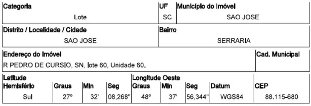 Lote/Terreno à venda, 316m² no Serraria, São José