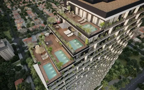 Flat com 1 Quarto à venda, 48m² no Setor Marista, Goiânia