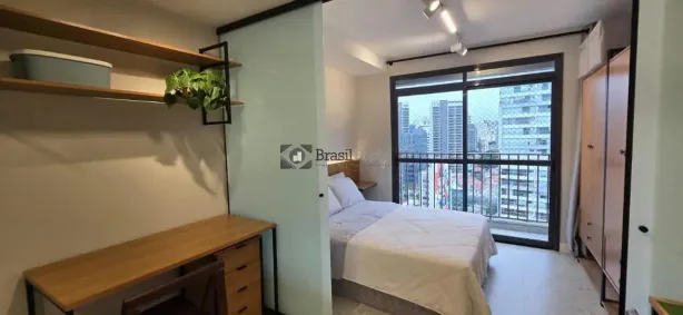 Apartamento com 1 Quarto para alugar, 24m² no Pinheiros, São Paulo