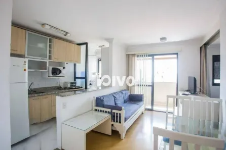 Apartamento com 1 Quarto para alugar, 41m² no Mirandópolis, São Paulo