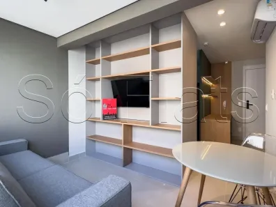 Apartamento com 1 Quarto para alugar, 27m² no Moema, São Paulo