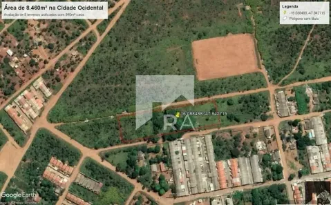 Lote/Terreno à venda, 8460m² no Mansões Recreio Estrela D'Alva III, Cidade Ocidental