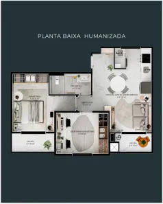 Apartamento com 2 Quartos à venda, 51m² no Nova Palhoça, Palhoça
