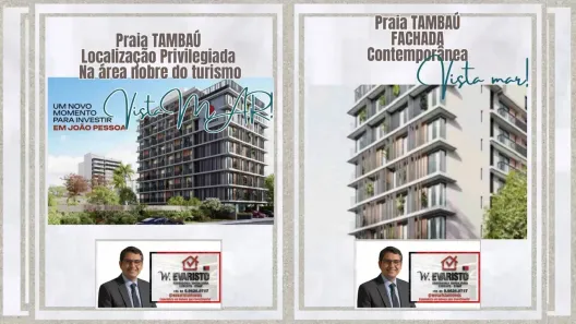 Flat com 1 Quarto à venda, 26m² no Tambaú, João Pessoa