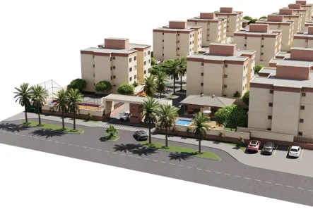 Apartamento com 2 Quartos à venda, 51m² no Maracanã, Anápolis