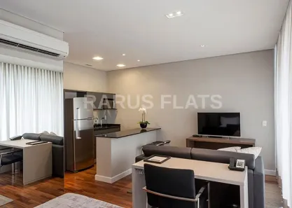 Flat com 1 Quarto para alugar, 42m² no Vila Olímpia, São Paulo