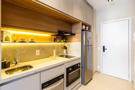 Apartamento para alugar, 27m² no Moema, São Paulo