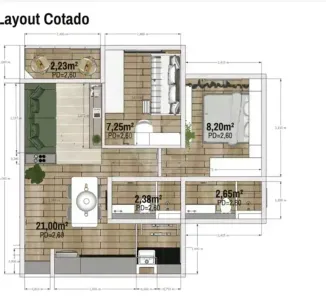Apartamento com 2 Quartos à venda, 50m² no Vila Pirituba, São Paulo