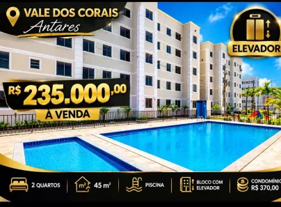 Apartamento com 2 Quartos à venda, 45m² no Antares, Maceió