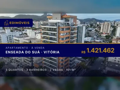 Apartamento com 3 Quartos à venda, 99m² no Enseada do Suá, Vitória