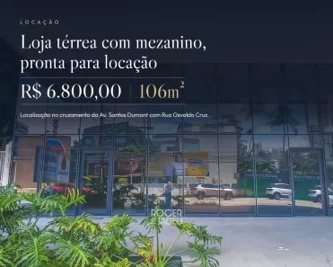 Ponto Comercial com 1 Quarto para alugar, 106m² no Meireles, Fortaleza