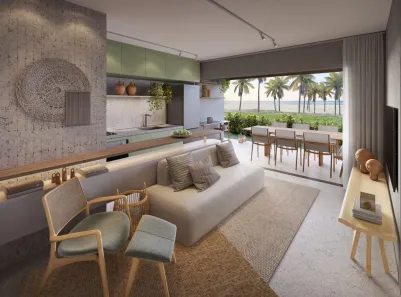 Apartamento com 1 Quarto à venda, 31m² no Cumbuco, Caucaia