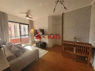 Flat com 1 Quarto para alugar, 51m² no Cidade Monções, São Paulo