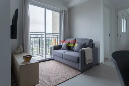 Apartamento com 2 Quartos para alugar, 40m² no Várzea da Barra Funda, São Paulo