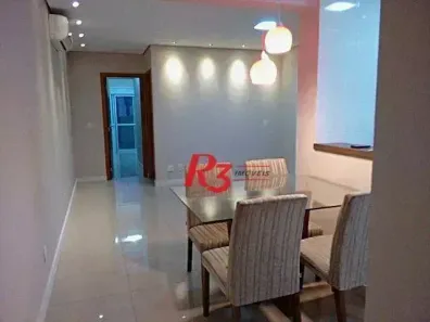 Apartamento com 2 Quartos para alugar, 85m² no Gonzaga, Santos