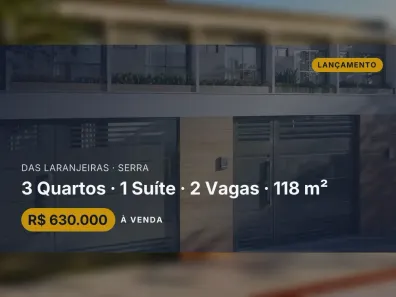 Casa com 3 Quartos à venda, 118m² no das Laranjeiras, Serra