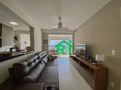 Apartamento com 2 Quartos para alugar, 74m² no Vila Alzira, Guarujá