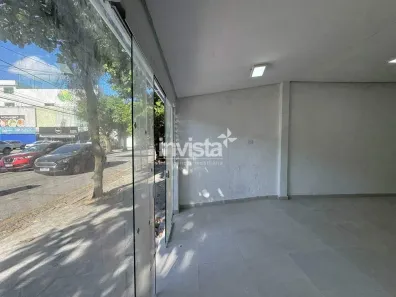 Ponto Comercial com 1 Quarto para alugar, 60m² no Campo Grande, Santos
