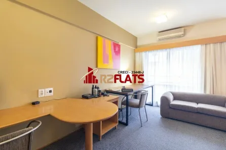 Flat com 1 Quarto para alugar, 35m² no Cerqueira César, São Paulo