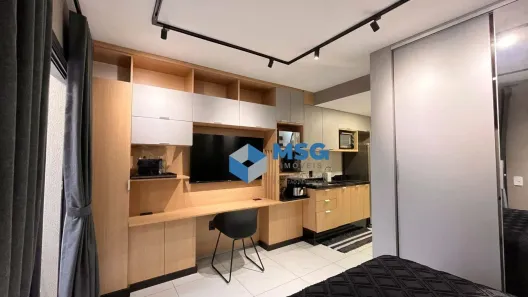 Apartamento com 1 Quarto para alugar, 28m² no República, São Paulo