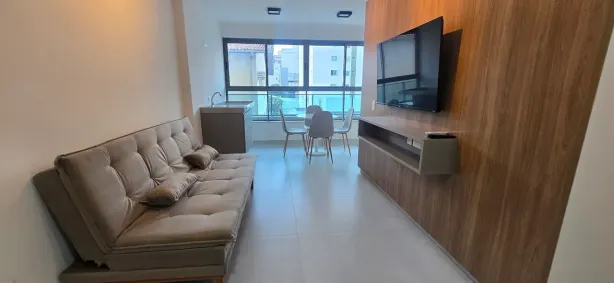 Apartamento com 1 Quarto para alugar, 42m² no Tambaú, João Pessoa