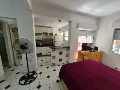 Apartamento com 1 Quarto para alugar, 50m² no Ponta da Praia, Santos