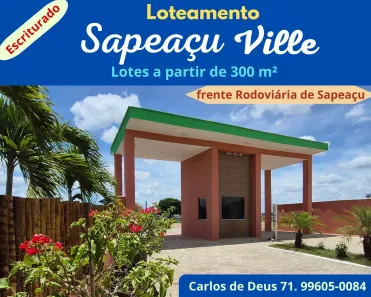 Lote/Terreno à venda, 300m² no , Sapeaçu