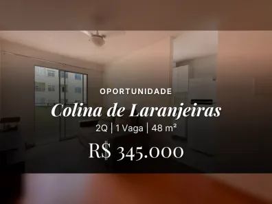 Apartamento com 2 Quartos à venda, 48m² no Colina de Laranjeiras, Serra