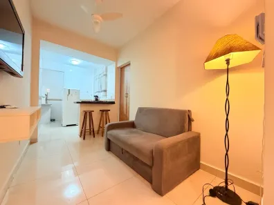 Apartamento com 1 Quarto para alugar, 40m² no Gonzaga, Santos